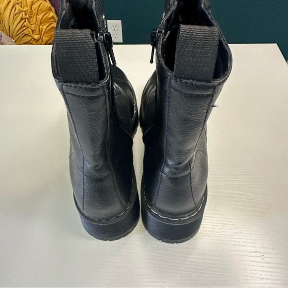 Boundaries Black Biker Boots Size 9 - Picture 3 of 5